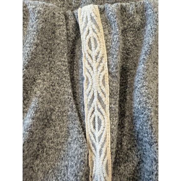 Flora Nikrooz Women's Pajama Set Loungewear Sleepwear Gray Embroidered‎ Lace M - Picture 3 of 9